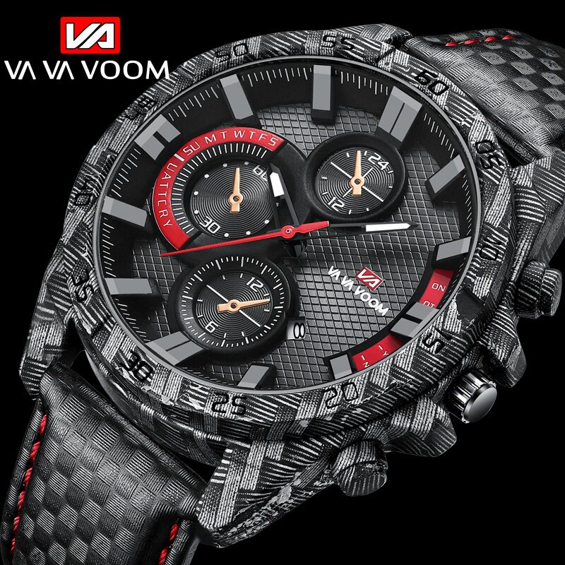 碳纤维超跑赛车army military watches 运动手表