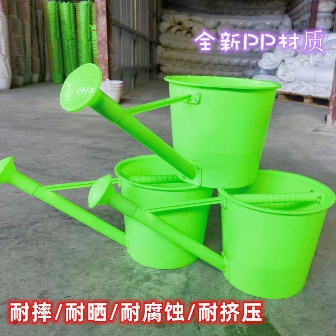 浇花壶淋水壶长嘴水壶手提式粪桶塑料洒水壶加大加厚农作产品水桶