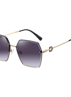 太阳镜女防紫外线新款无框韩版潮