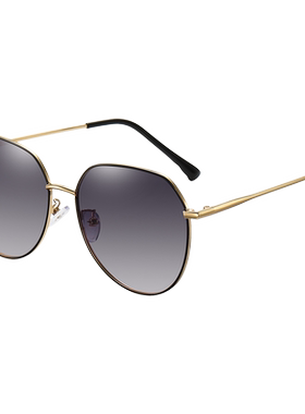 防紫外线潮女可配近视有度数墨镜