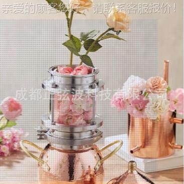 古SP-BLZL1家用小型法精油蒸设备鲜花纯露机铜馏制蒸器馏手工紫铜