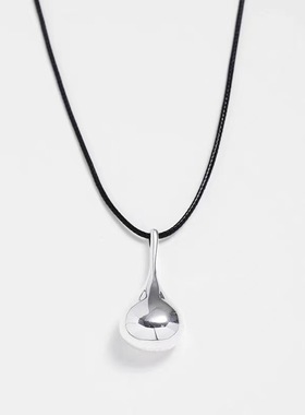 小众设计水滴吊坠项链