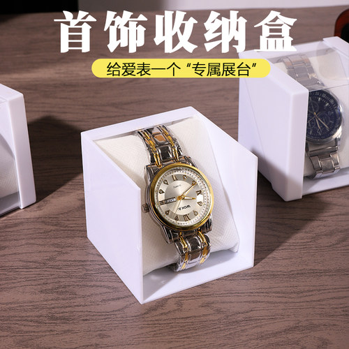 手表展示盒带盖防尘透明