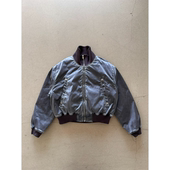 Erole 光感丝绒尼龙洗褪做旧立领bomber新雪丽g型棉服