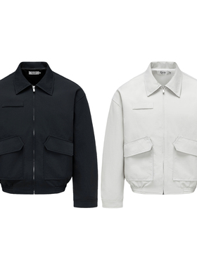 Erole 24aw消光褶皱纹理塔丝隆防水尼龙夹克拉链通勤cleanfit外套