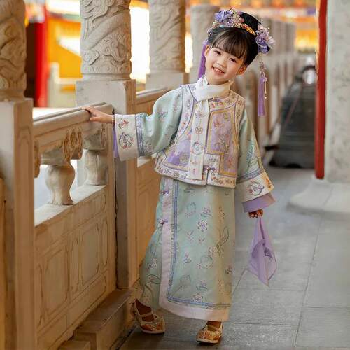 超仙格格女童汉服清朝宫廷古装