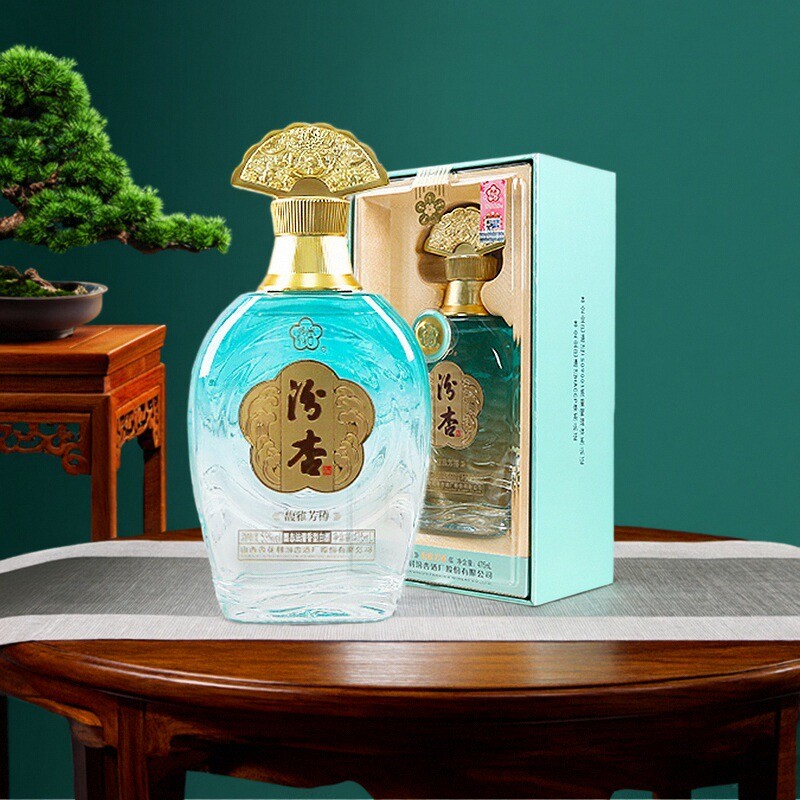 汾杏白酒 馥雅芳樽清香型白酒礼盒整箱 节日送礼 53度 475mL 6瓶