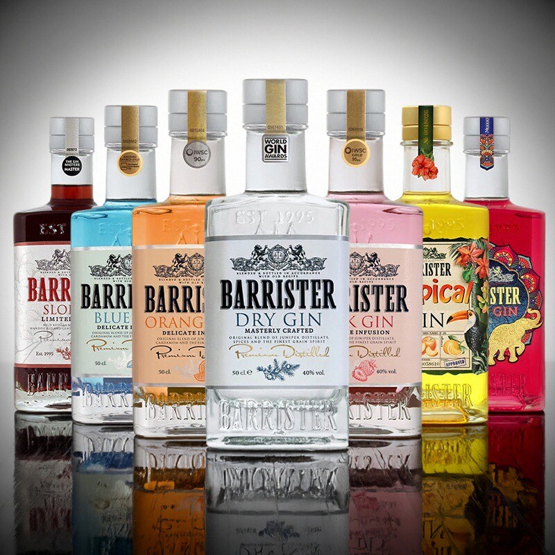 百利斯特（BARRISTER）【原瓶进口】俄罗斯杜松子酒金酒洋酒