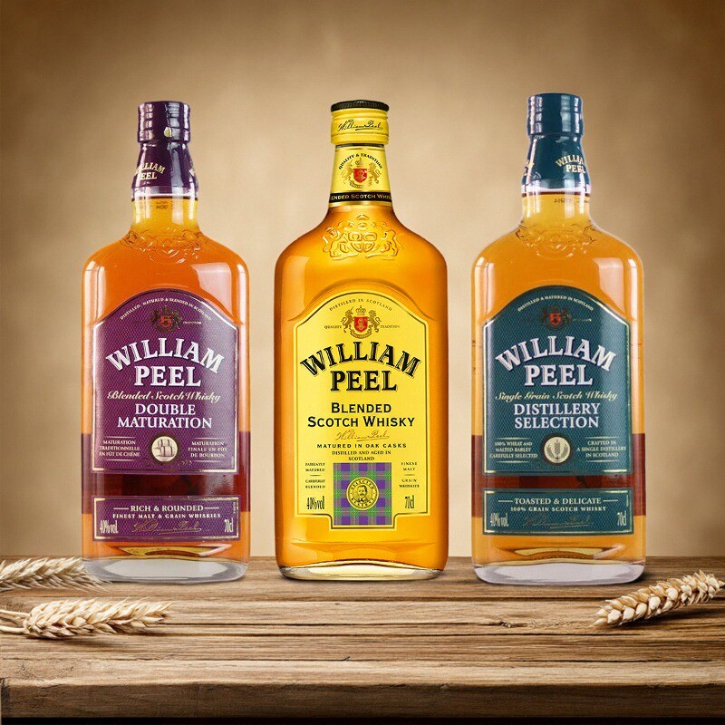 威廉彼乐苏格兰调配威士忌洋酒 单一谷物双桶威士忌 调酒正品行货