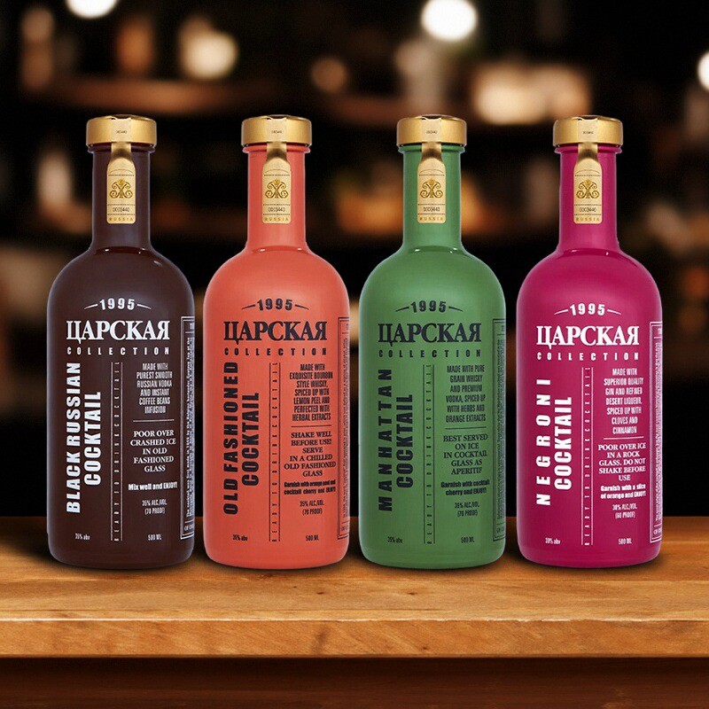 【俄罗斯原瓶进口】预调酒利口酒 沙皇曼哈顿经典鸡尾酒500ml