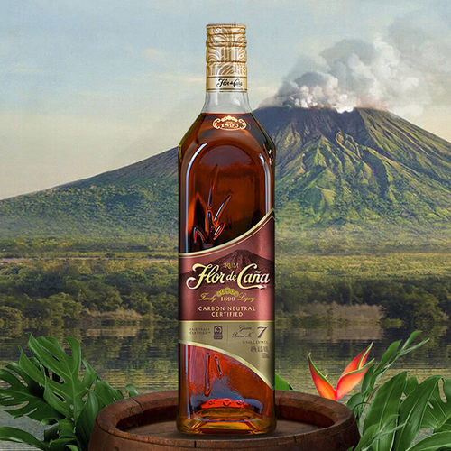 【原瓶进口】FLO DE CANA 甘蔗之花4年朗姆酒 尼加拉瓜陈酿朗姆酒