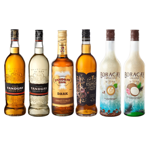 TANDUAY坦盾亚洲白朗姆原瓶进口菲律宾百年历史亚洲朗姆酒洋酒