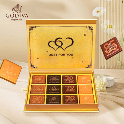 歌帝梵比利时巧克力片装纯可可脂