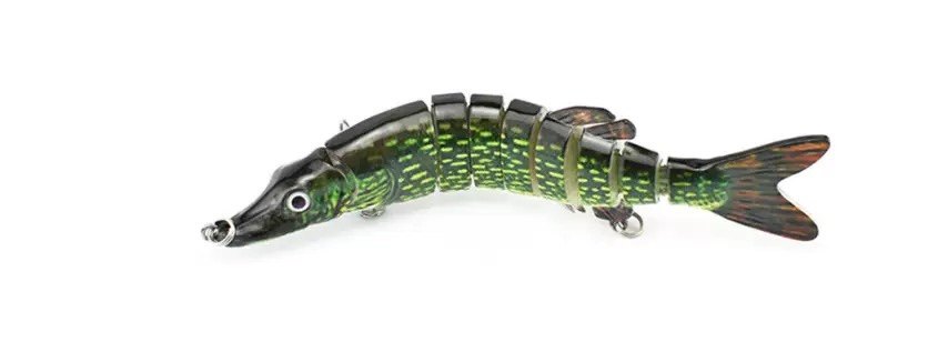 鳄鱼饵125mm/17g多节路亚饵鲈鱼翘嘴黑鱼狗鱼鲇鱼多节饵,户外/登山/野营/旅行用品,路亚饵,淘宝优惠券,粉丝福利购,淘宝优惠卷