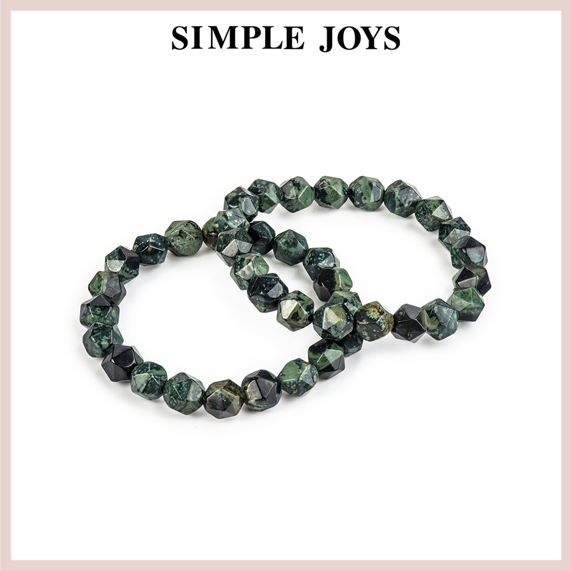 SIMPLEJOYS雀仔石情侣多边形手串文艺小众个性国潮手链女友送礼