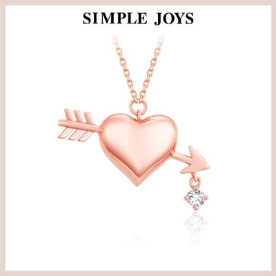 SIMPLEJOYS丘比特之箭爱心项链