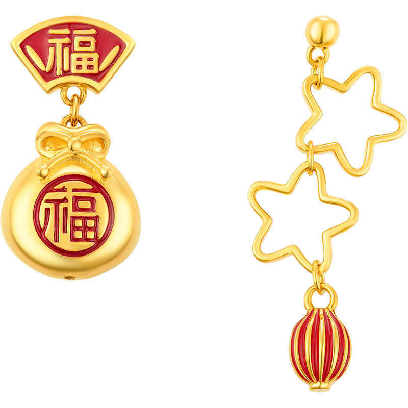 simplejoys虎年耳钉女可爱