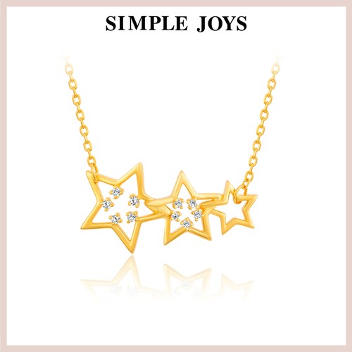SIMPLEJOYS925银项链女星星