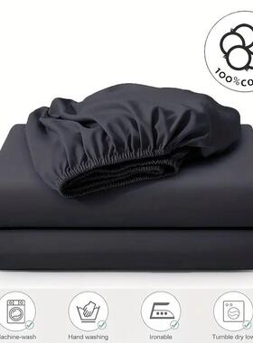 100% Cotton Bed Fitted Sheet Bed Cover mattress protector