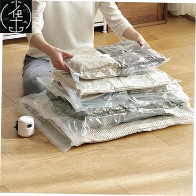 vacuum bags clothes storage plastic bag sealing pump travel
