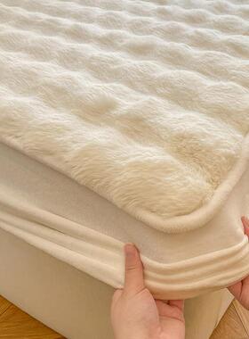 taffel velvet bedsheet fitted sheet bedspread mattredd cover