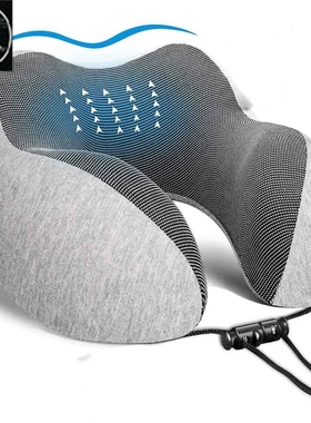 U Shaped Memory Foam Neck Pillows Soft Travel Pillow Massage