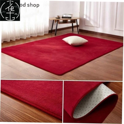 160x200cm Short-haired coral velvet carpet living room rug