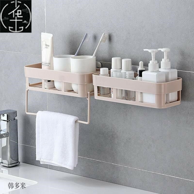bathroom shelves toilet wall towel rack wash gargle storage
