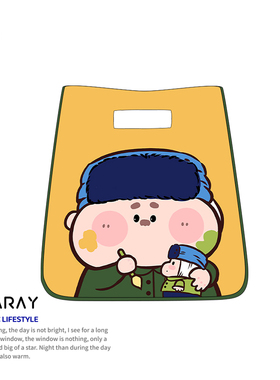 卡通梵高保温袋铝箔加厚便当包学生带饭包上班族手提保温餐袋Q57