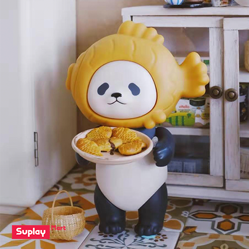 【suplaymart】现货planetbear白熊百货panpan鲷鱼烧熊猫潮玩手办