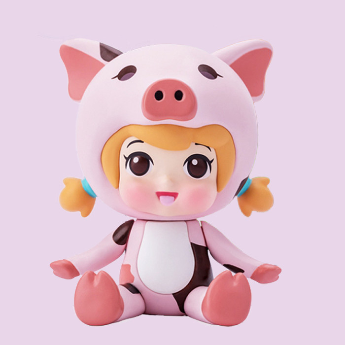 圆梦筑成 萌宠抱抱系列 香香猪款 拆盒未拆袋