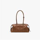 PECO小丑保龄球包单肩植鞣皮油蜡长柄手拎腋下包法棍超火波士顿包