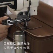 PECO头层手搓纹牛皮革自然挺括细腻光泽