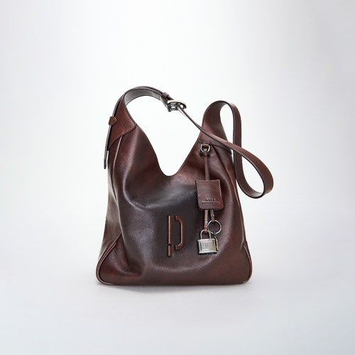 PECO水桶包真皮托特包