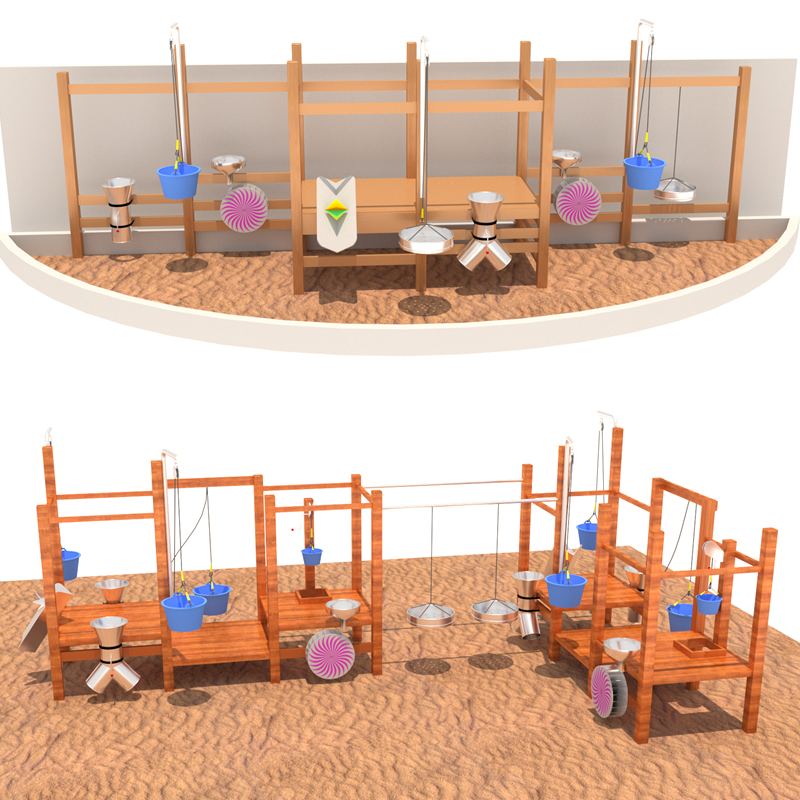 幼儿园户外沙池大型木质玩沙设备儿童过家家沙漏池玩具沙水区设施