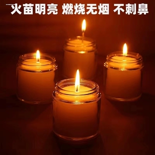應(yīng)急防災(zāi)蠟燭戶外防火裝 備防風(fēng)家用停電照明燈物資無煙無味鐵盒