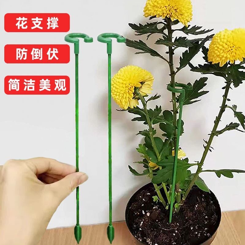 蝴蝶兰支撑杆夹子植物固定花支撑架花支架园艺花卉防倒伏专用花架