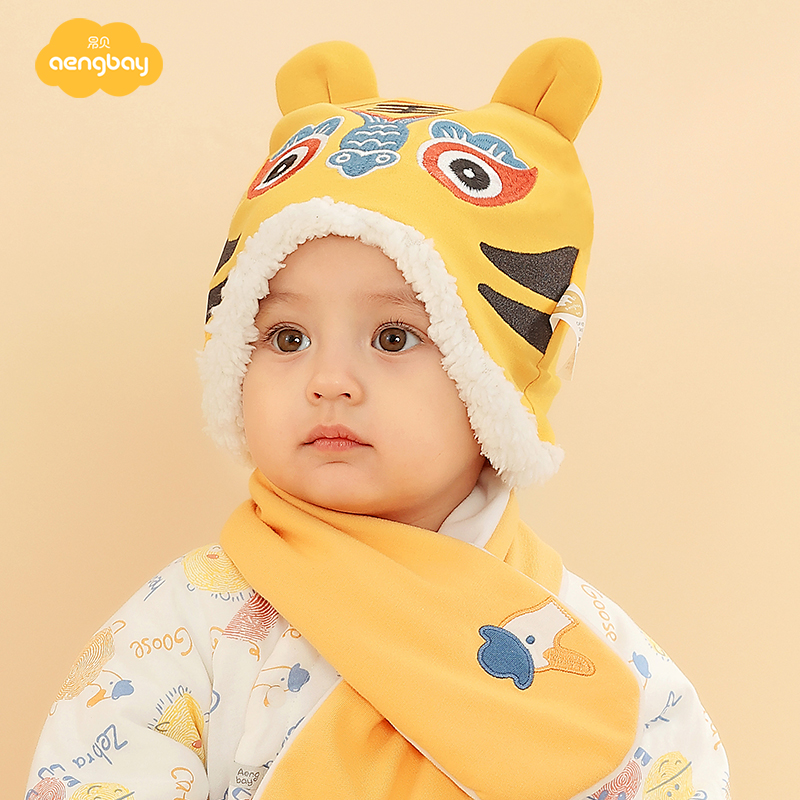 新年帽虎头帽羊羔绒过年头饰保暖