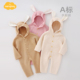 Aengbay水貂绒超萌婴儿连体衣毛绒衣服可爱哈衣爬爬服宝宝外出服