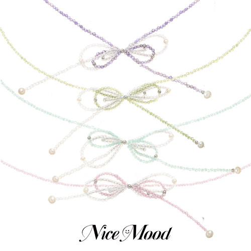 芭蕾风轻奢甜美锁骨链NiceMood