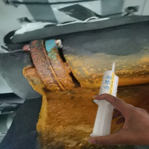 市政PE消防管专用胶 法兰盘热熔焊接头开裂渗水地埋管道强力补漏