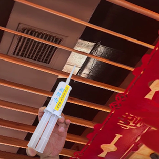 餐厅饭店抽油烟机油烟管道漏油修补胶水白铁通风管排烟管补缝堵漏