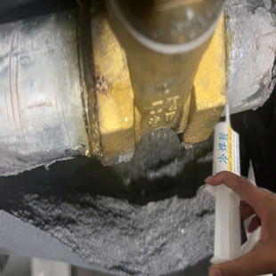 镀锌水管铜接头漏水修补胶铁管消防管接头牙丝口补漏胶抗高压钢管