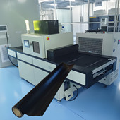 UV机专用遮光布黑布防紫外线辐射布固化炉进出口布耐高温阻燃专业