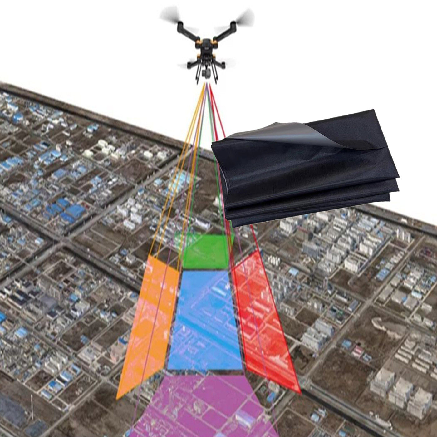 防无人机红外线监控摄像头拍摄布