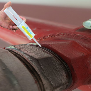 铁水管丝口漏水修补胶水喷淋管消火栓弯头三通阀门渗水滴水堵漏胶