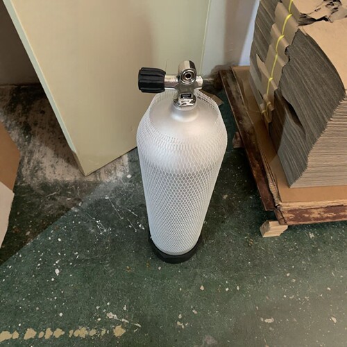 12L潜水铝合金气瓶组潜水钢瓶 喷砂压缩空气台湾瓶头阀1-12升68