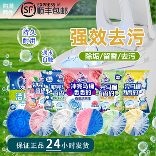 兔之力香氛洁厕宝50g强效去污除垢卫生间马桶蹲便留香蓝耐用持久