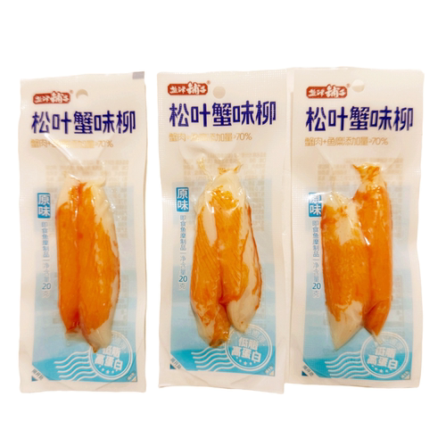 盐津铺子蟹柳即食泡面搭档20g