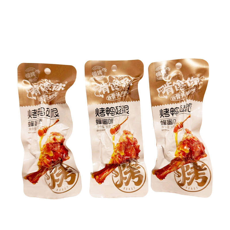 啃馋你烤鸭翅根酱烤原味香奥尔良味香辣味超市同款零售代餐批发